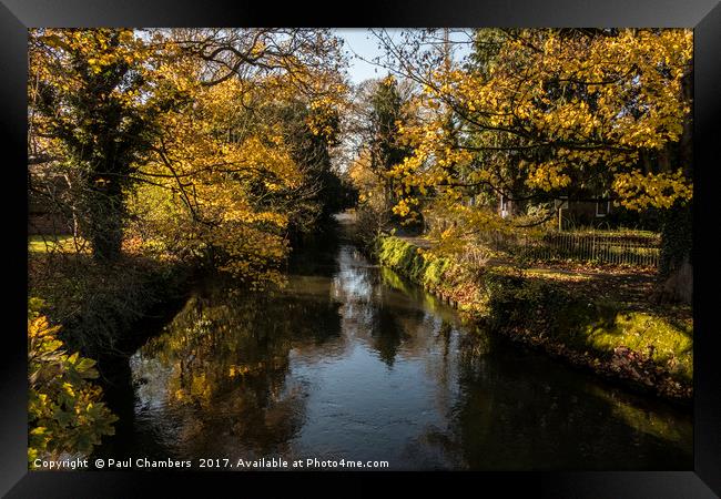 Autumn Colours Framed Print by Paul Chambers