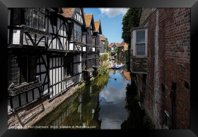 Great Stour Canterbury Framed Print by Paul Chambers