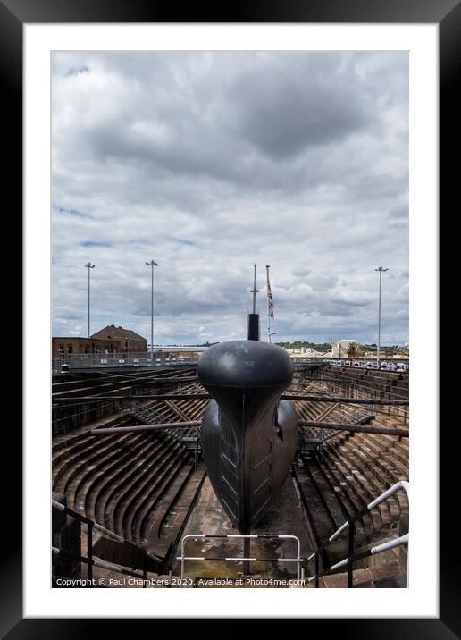 HMS Ocelot Framed Mounted Print by Paul Chambers