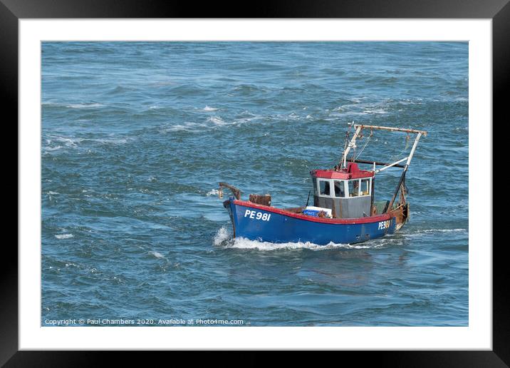 Gone Fishing Framed Mounted Print by Paul Chambers