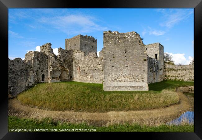 Portchester Castle Framed Print by Paul Chambers