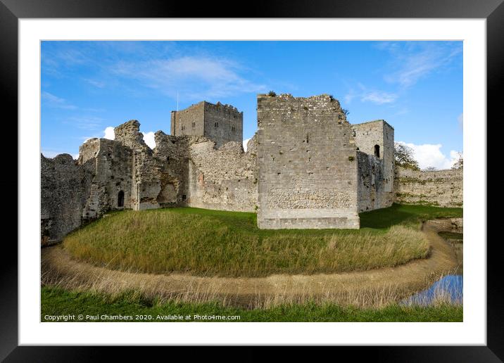 Portchester Castle Framed Mounted Print by Paul Chambers