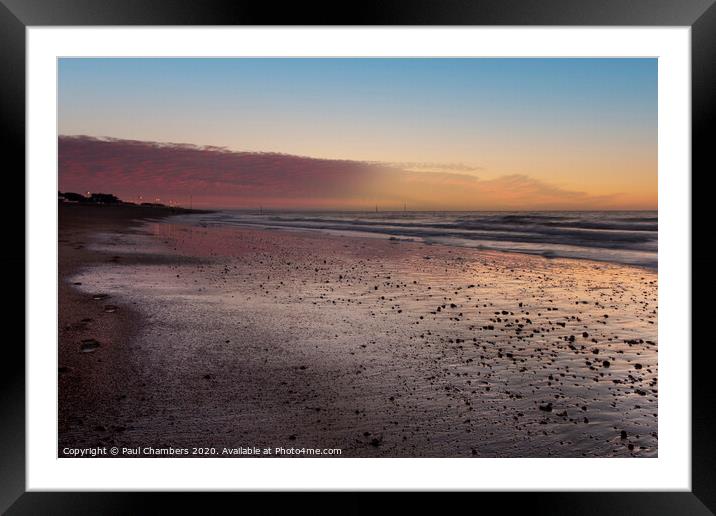 Sunrise Over Southsea Framed Mounted Print by Paul Chambers