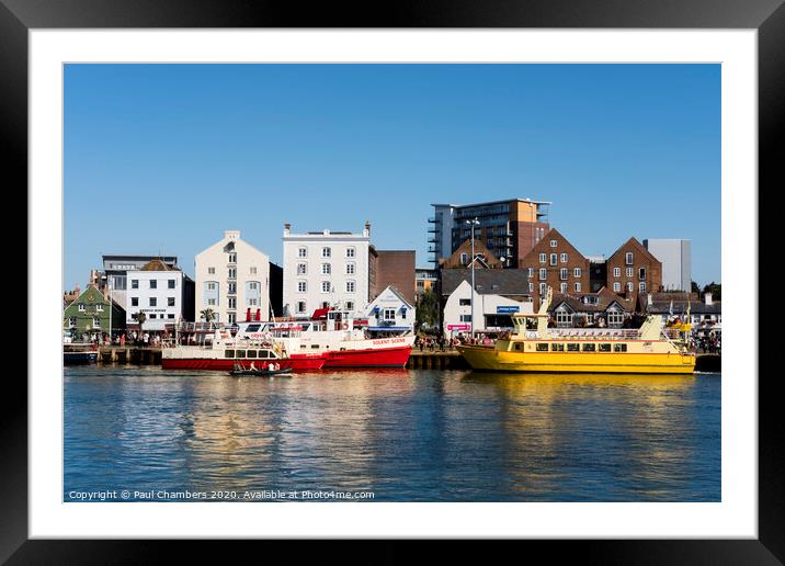 Poole Harbour Framed Mounted Print by Paul Chambers