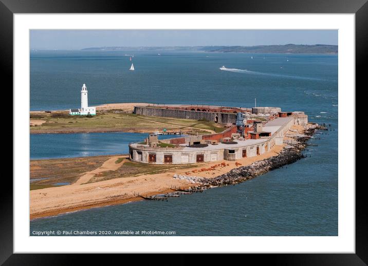 Hurst Castle Framed Mounted Print by Paul Chambers