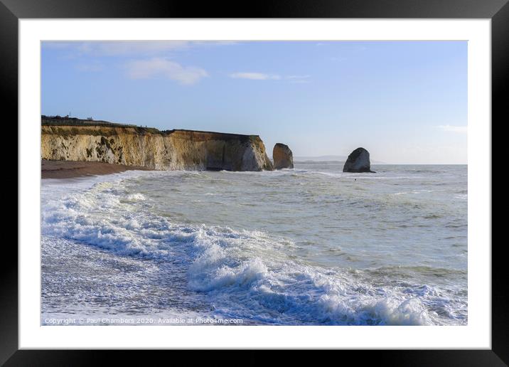 Freshwater Bay, Isle Of Wight Framed Mounted Print by Paul Chambers