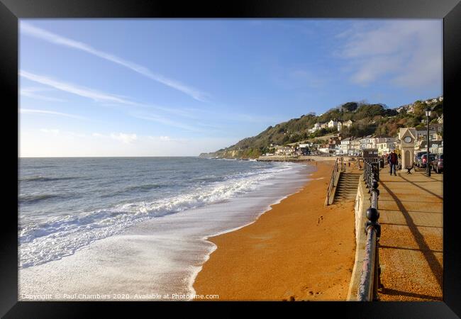 Ventnor Isle Of Wight Framed Print by Paul Chambers