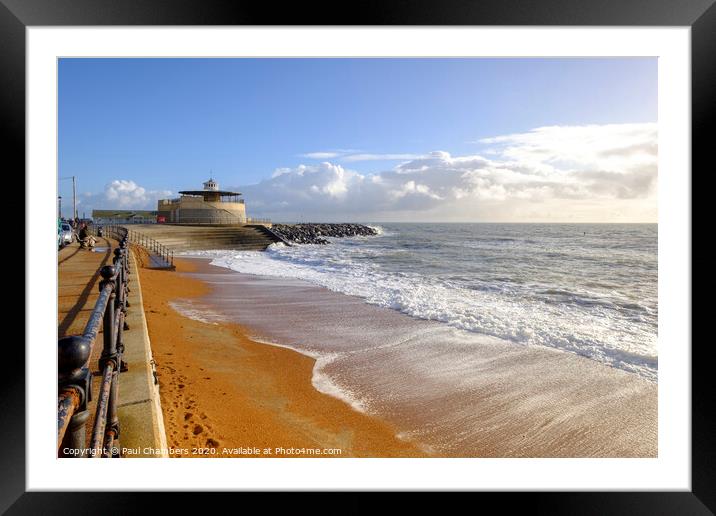 Ventnor Beach Isle Of Wight Framed Mounted Print by Paul Chambers
