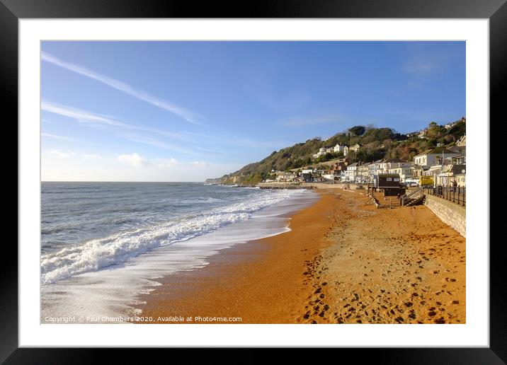 Ventnor Isle Of Wight Framed Mounted Print by Paul Chambers