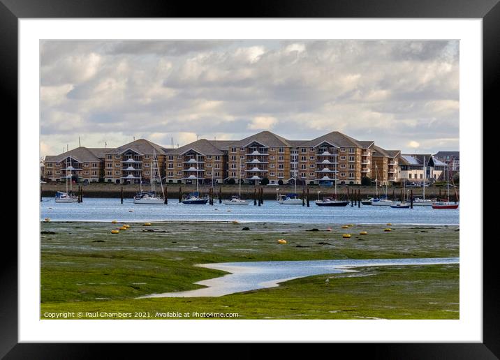Port Solent Framed Mounted Print by Paul Chambers