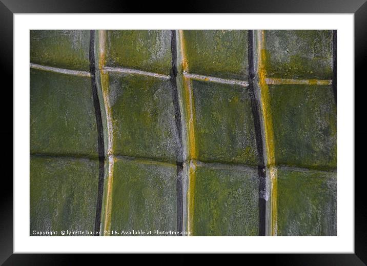 Towards green Framed Mounted Print by lynette baker