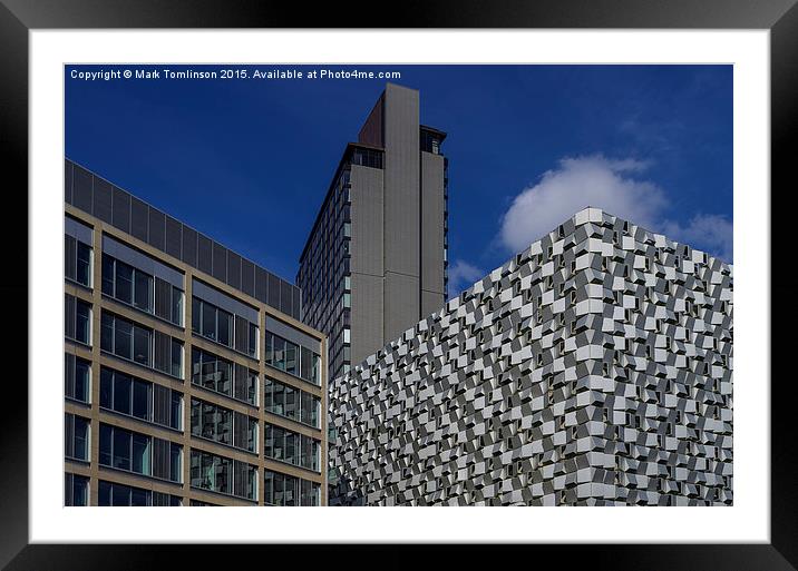  Sheffield's New Skyline Framed Mounted Print by Mark Tomlinson