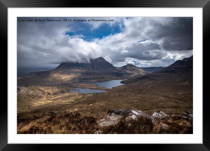 Suilven from Stac Pollaidh Framed Mounted Print by Mark Tomlinson