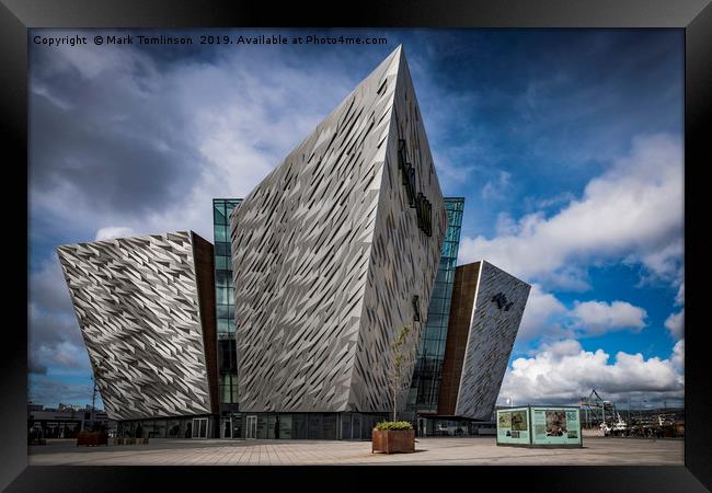 The Titanic Museum, Belfast Framed Print by Mark Tomlinson