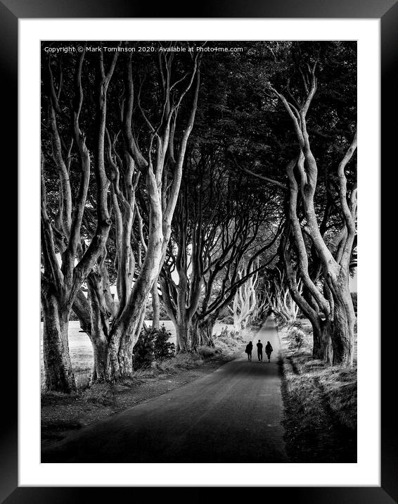 Walking the Kings Road Framed Mounted Print by Mark Tomlinson
