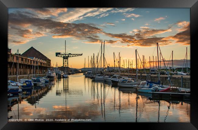 James Watt Marina Framed Print by GBR Photos