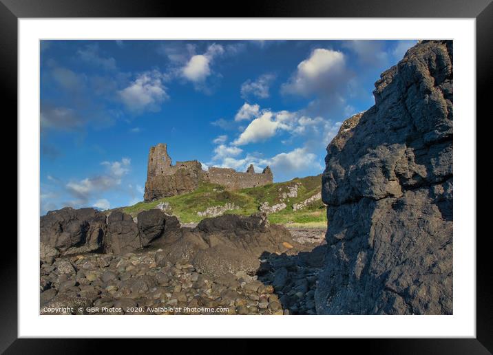 Dunure Castle Framed Mounted Print by GBR Photos