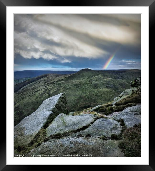 PEAK DISTRICT STORM Framed Mounted Print by Tony Sharp LRPS CPAGB