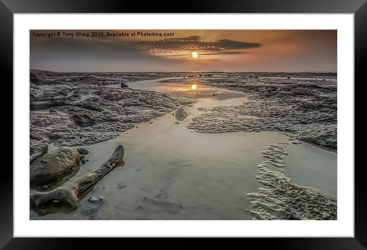  Dawn at Pett Level Framed Mounted Print by Tony Sharp LRPS CPAGB