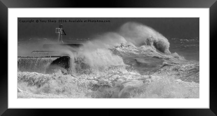 Storm Force Framed Mounted Print by Tony Sharp LRPS CPAGB