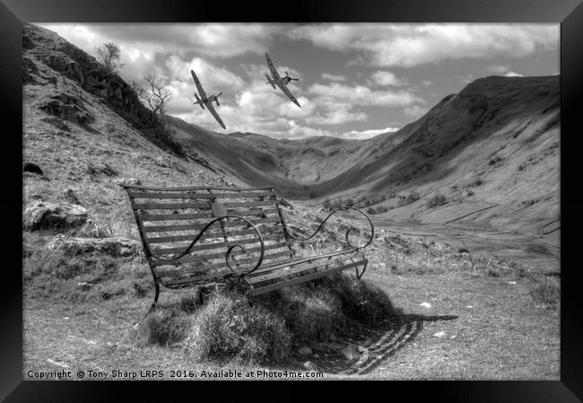 Heading Along the Valley Framed Print by Tony Sharp LRPS CPAGB