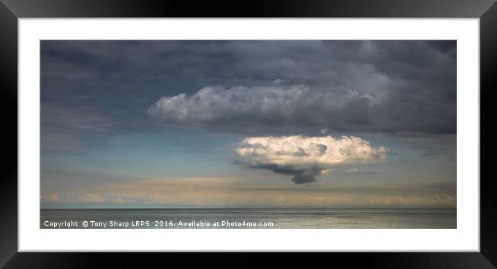 Nuclear Cloud Framed Mounted Print by Tony Sharp LRPS CPAGB