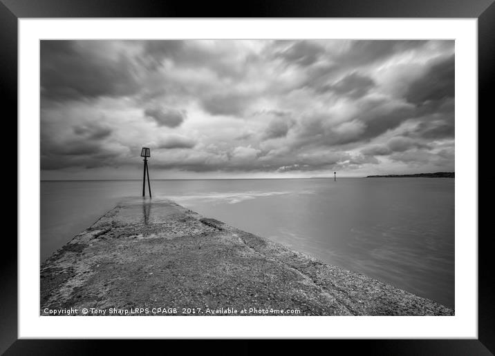 UNDER THREATENING SKIES Framed Mounted Print by Tony Sharp LRPS CPAGB