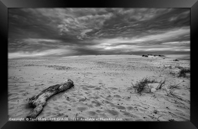 DESERT STORM Framed Print by Tony Sharp LRPS CPAGB