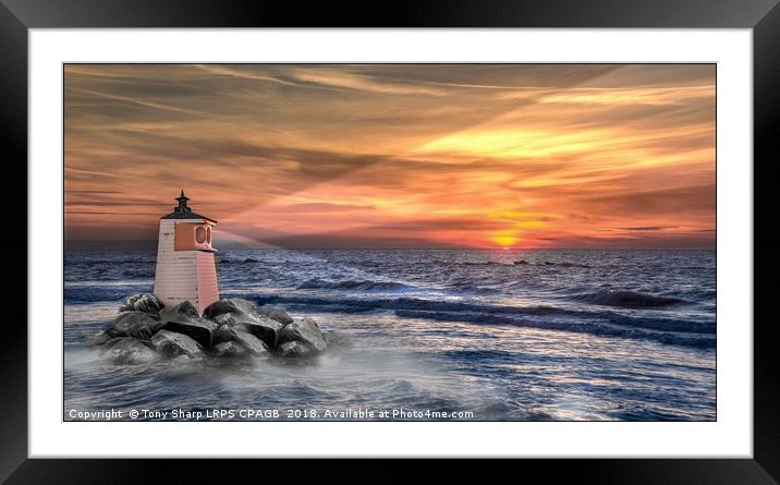SURREAL SEASCAPE Framed Mounted Print by Tony Sharp LRPS CPAGB