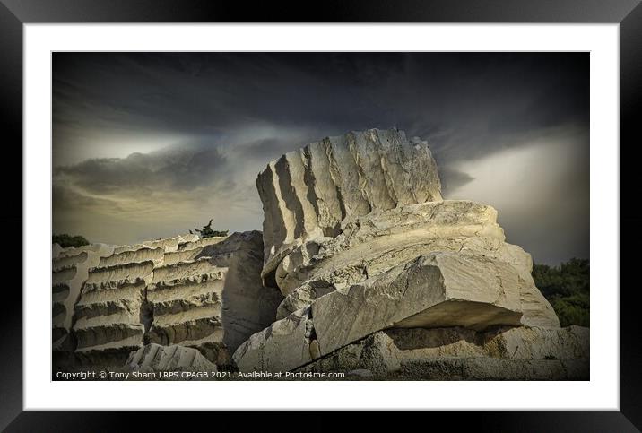 THE FALL OF AN EMPIRE Framed Mounted Print by Tony Sharp LRPS CPAGB