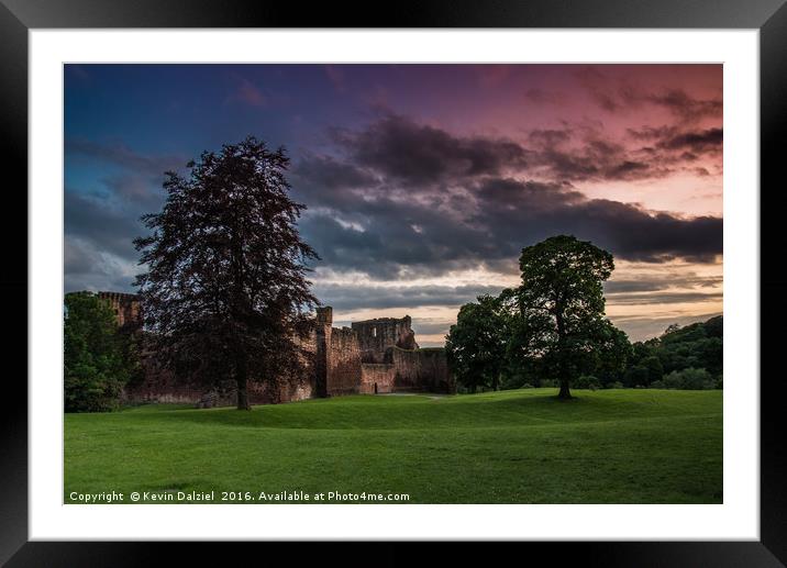 Bothwell Castle Sunset  Framed Mounted Print by Kevin Dalziel