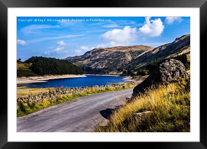 Haweswater Framed Mounted Print by Reg K Atkinson
