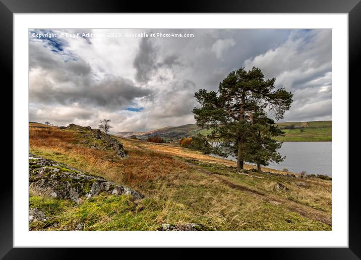 Wet Sleddale Framed Mounted Print by Reg K Atkinson