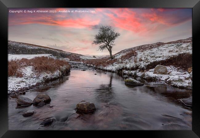 Durham Dales Framed Print by Reg K Atkinson