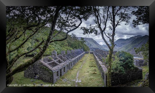 Anglesey Barracks Dinorwic Quarry Framed Print by Lee Sutton