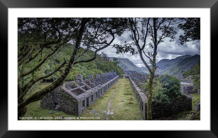 Anglesey Barracks Dinorwic Quarry Framed Mounted Print by Lee Sutton