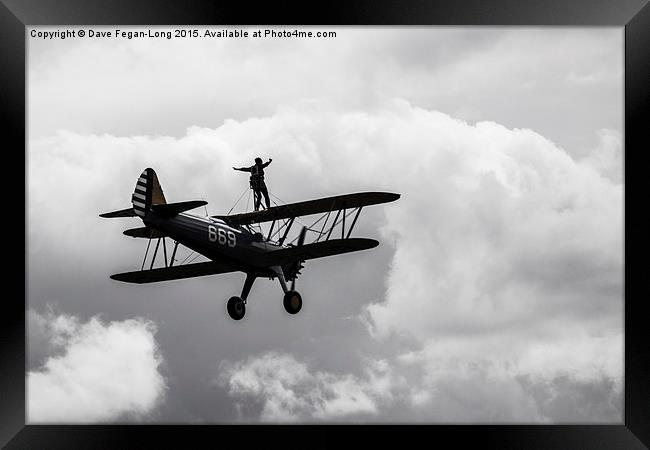  Soaring like an eagle Framed Print by Dave Fegan-Long