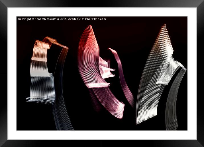  Abstract Light  Framed Mounted Print by Kenneth  McArthur
