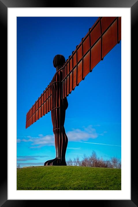 The Angel of the North the AKA The Gateshead Flash Framed Mounted Print by Gary Peacock