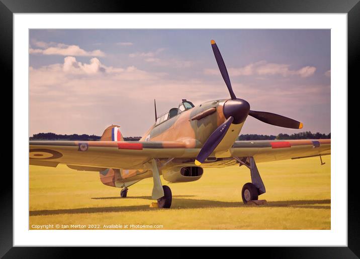 Hurricane Framed Mounted Print by Ian Merton