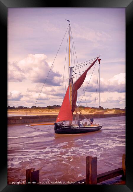Boat Trip Framed Print by Ian Merton