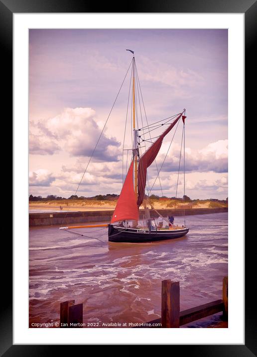 Boat Trip Framed Mounted Print by Ian Merton