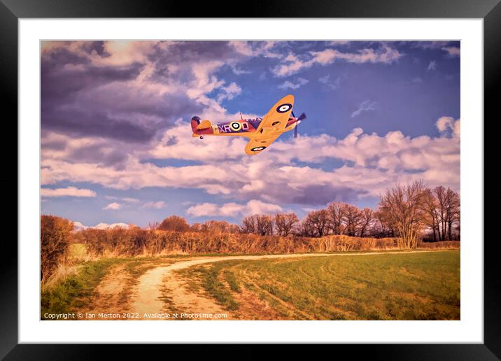 Low Pass Framed Mounted Print by Ian Merton