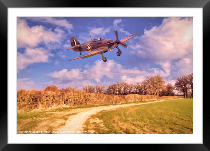 Back to Base Framed Mounted Print by Ian Merton