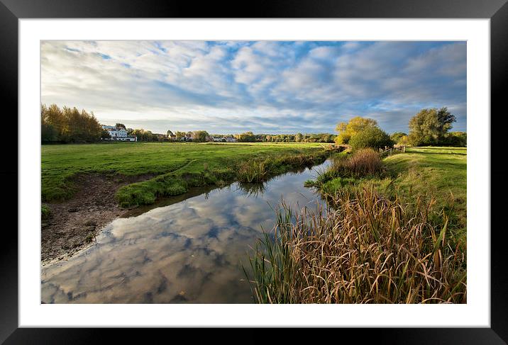  Over the Meadows Framed Mounted Print by Ian Merton