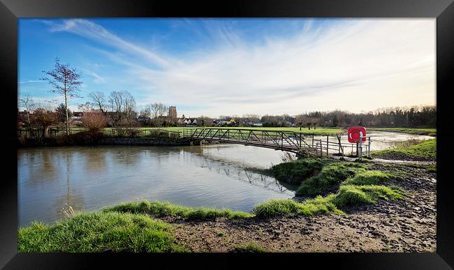 Sudbury River Framed Print by Ian Merton