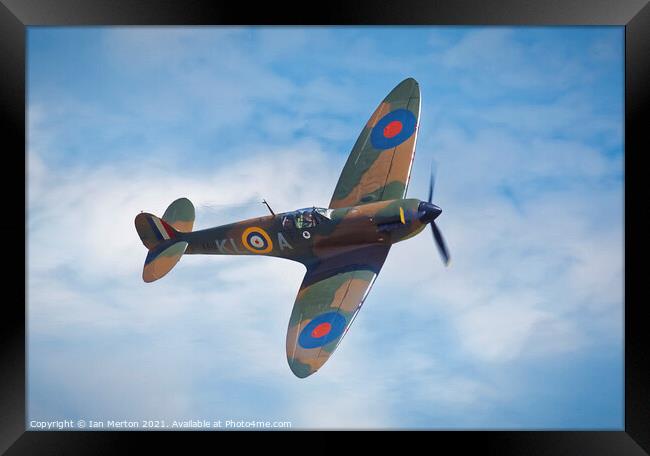 Flying Legend Mk1a Framed Print by Ian Merton