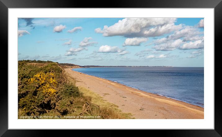 Dunwich Heath Framed Mounted Print by Ian Merton