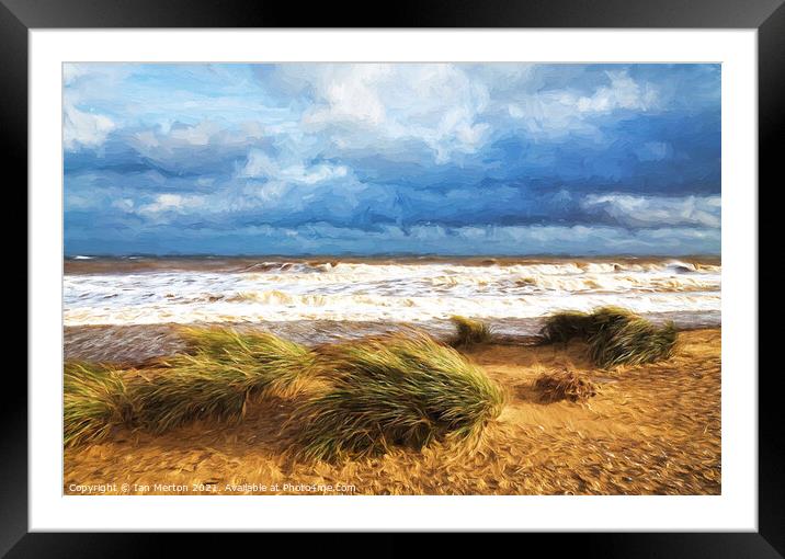 Kessingland Beach Framed Mounted Print by Ian Merton