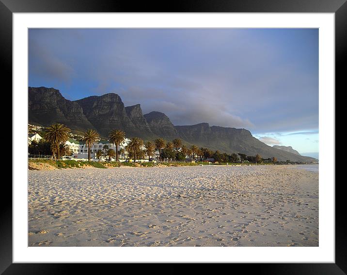 Twelve Apostle Campsbay Cape Town Framed Mounted Print by Ralph Schroeder